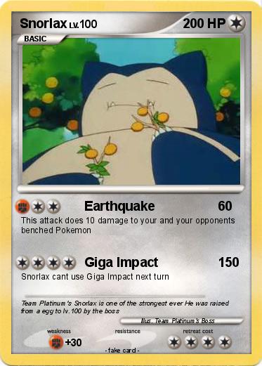 Pokemon Snorlax