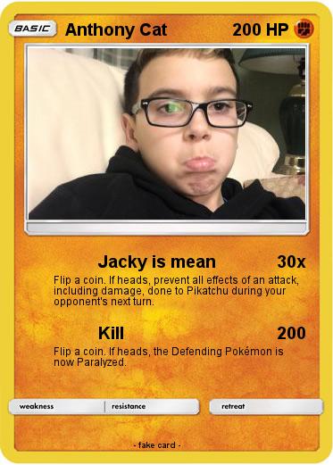 Pokemon Anthony Cat