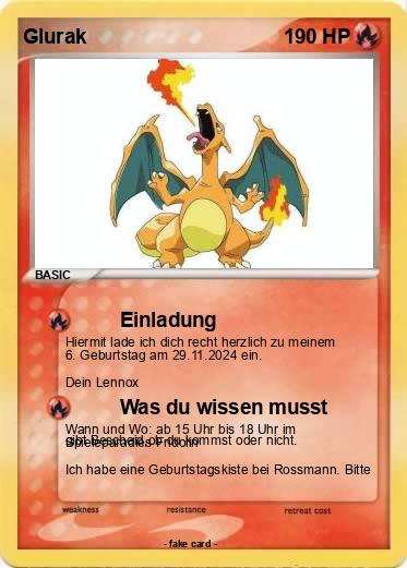 Pokemon Glurak