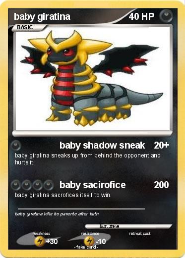 Pokemon baby giratina