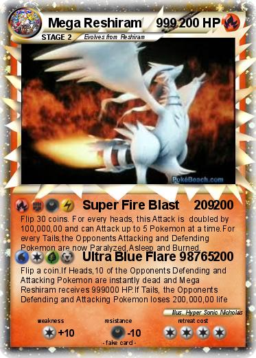 Pokemon Mega Reshiram    999