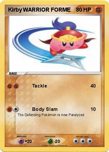 Pokemon Kirby WARRIOR FORME