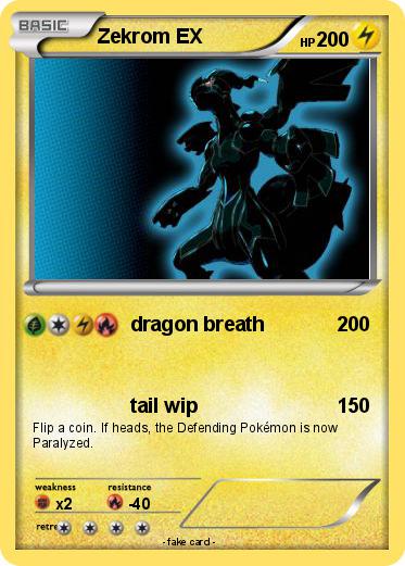 Pokemon Zekrom EX
