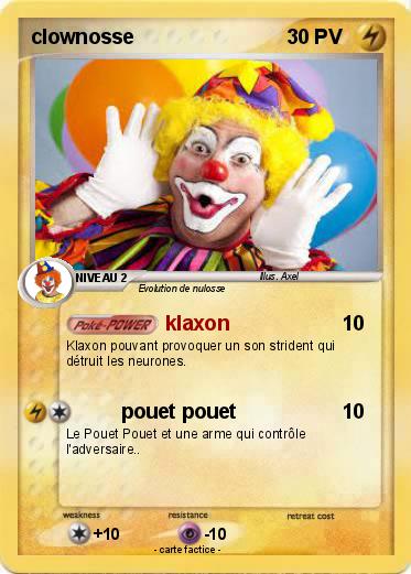 Pokemon clownosse