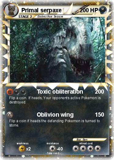Pokemon Primal serpaxe