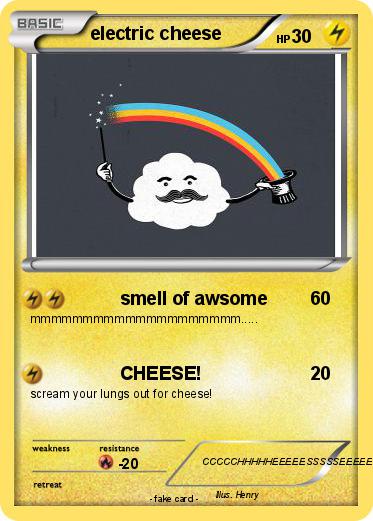 Pokemon electric cheese