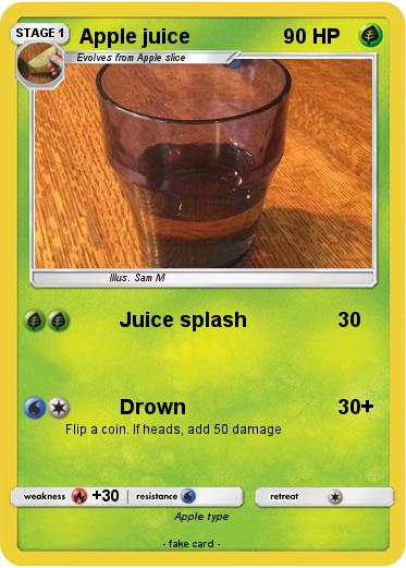 Pokemon Apple juice