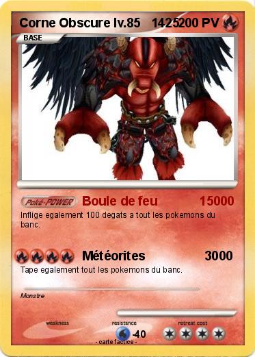 Pokemon Corne Obscure lv.85   1425