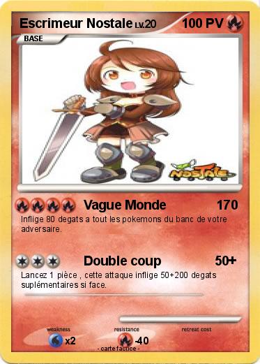 Pokemon Escrimeur Nostale