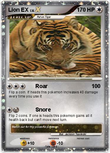 Pokemon Lion EX