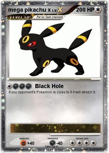 Pokemon mega pikachu x
