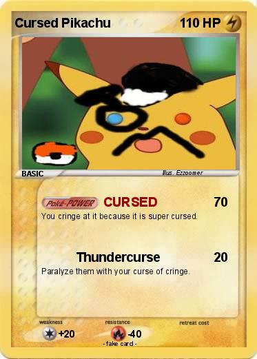 Pokemon Cursed Pikachu