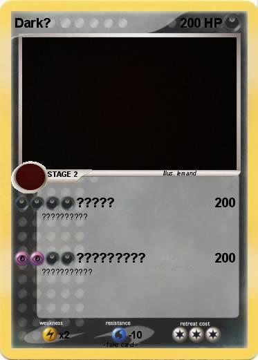 Pokemon Dark?