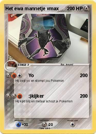 Pokemon Het ewa mannetje vmax