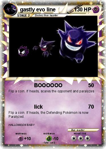 Pokemon gastly evo line