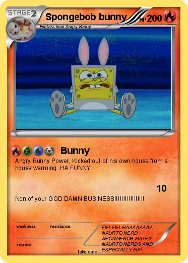 Pokemon Spongebob bunny