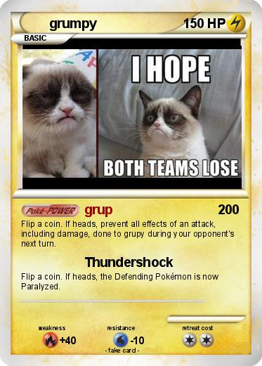Pokemon grumpy