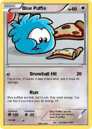 Pokemon Blue Puffle
