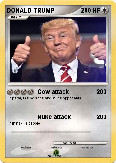 Pokemon DONALD TRUMP