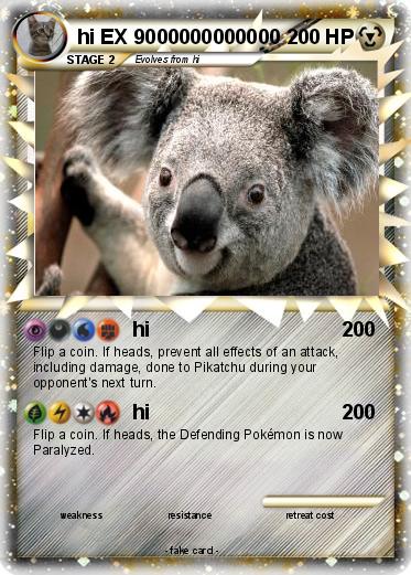 Pokemon hi EX 9000000000000