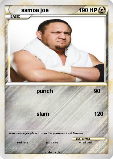 Pokemon samoa joe