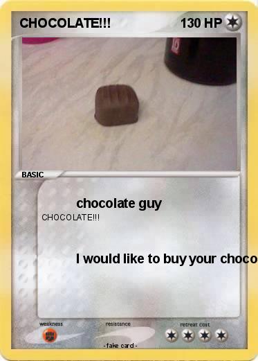 Pokemon CHOCOLATE!!!