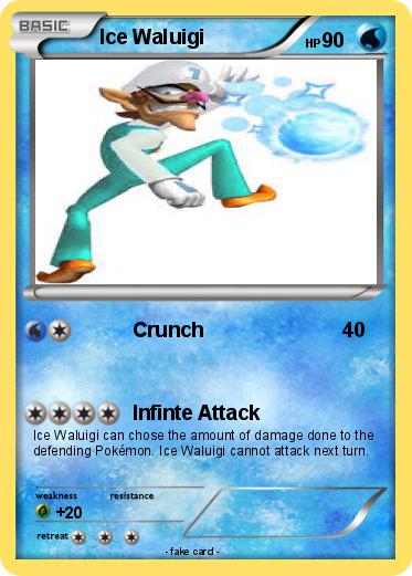 Pokemon Ice Waluigi