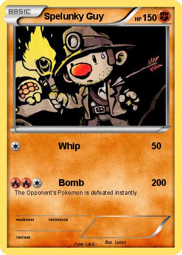 Pokemon Spelunky Guy