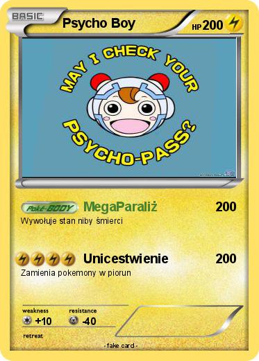 Pokemon Psycho Boy