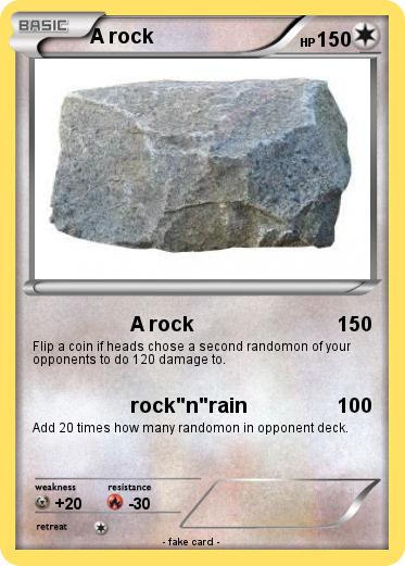 Pokemon A rock
