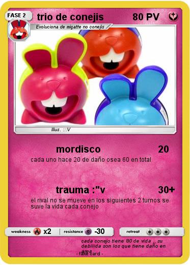 Pokemon trio de conejis