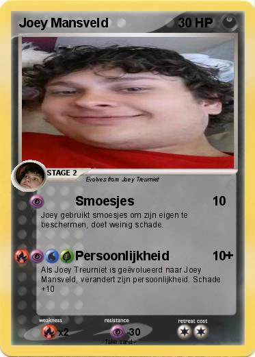 Pokemon Joey Mansveld