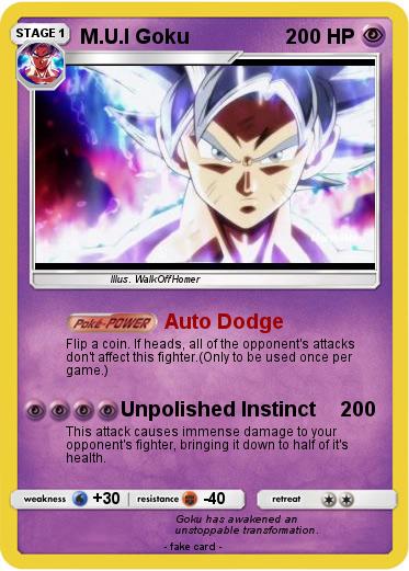 Pokemon M.U.I Goku