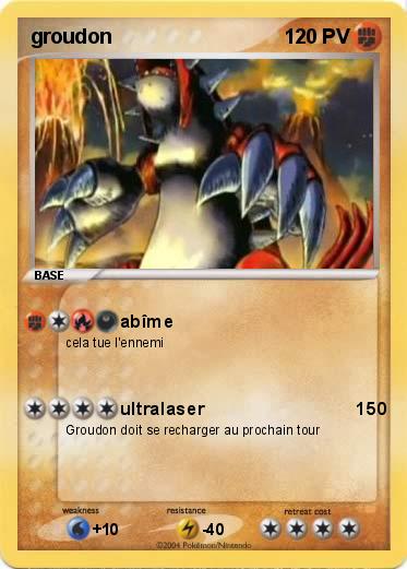 Pokemon groudon