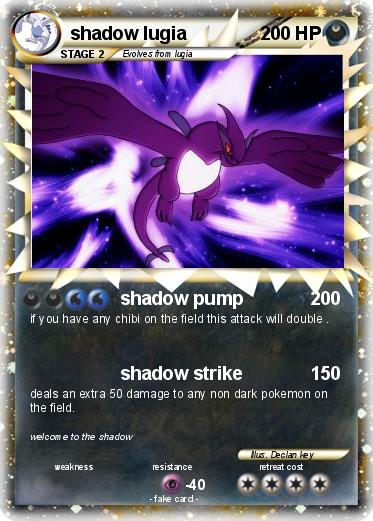 Pokemon shadow lugia