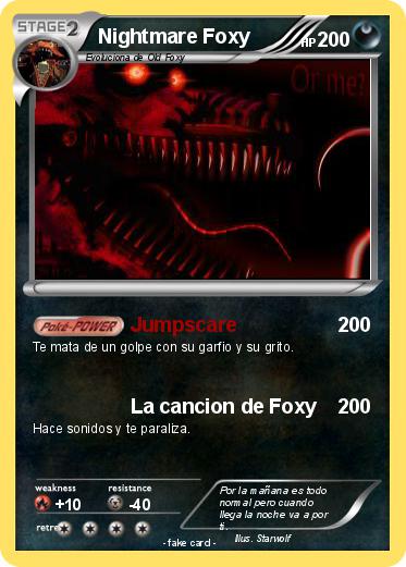 Pokemon Nightmare Foxy
