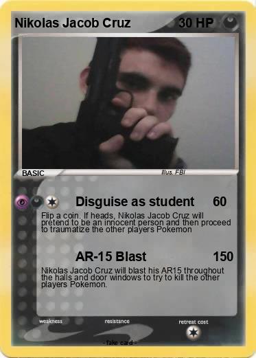 Pokemon Nikolas Jacob Cruz