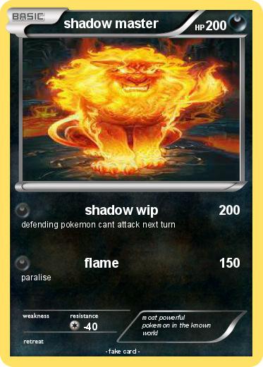 Pokemon shadow master