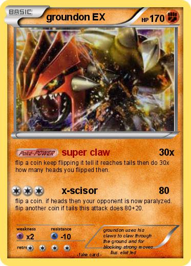 Pokemon groundon EX