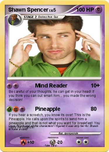 Pokemon Shawn Spencer