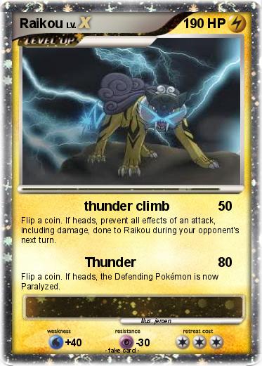 Pokemon Raikou