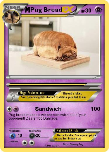 Pokemon Pug Bread