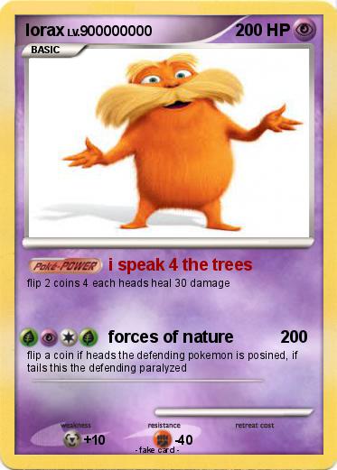 Pokemon lorax