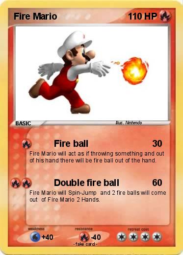 Pokemon Fire Mario