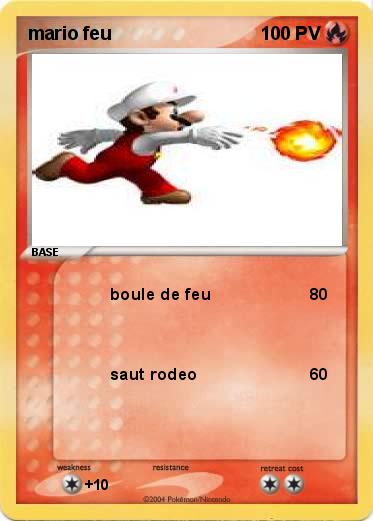 Pokemon mario feu