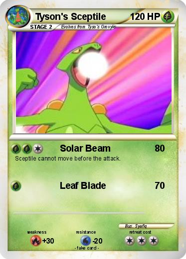 Pokemon Tyson's Sceptile