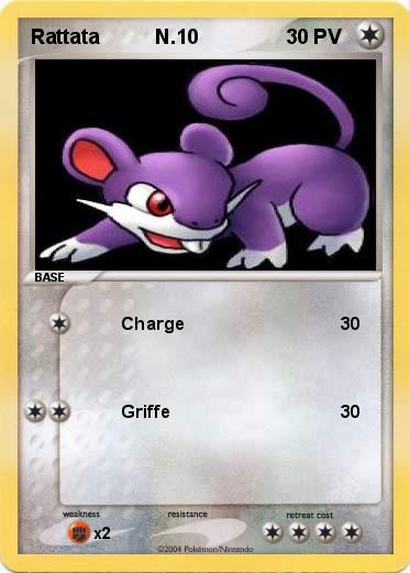 Pokemon Rattata          N.10