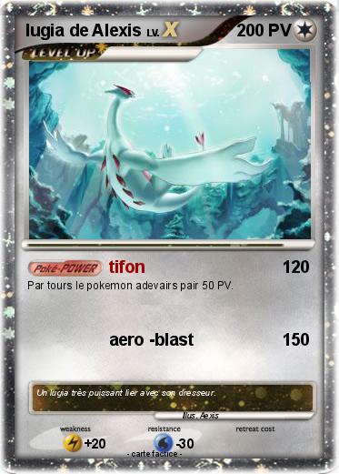 Pokemon lugia de Alexis