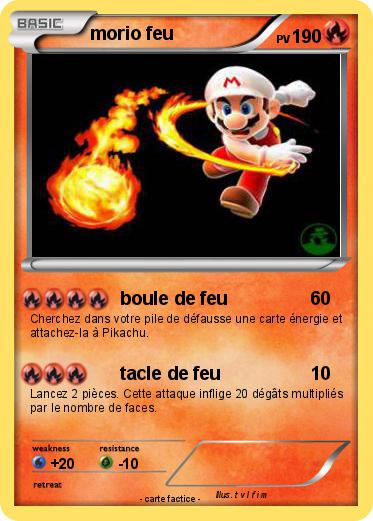 Pokemon morio feu