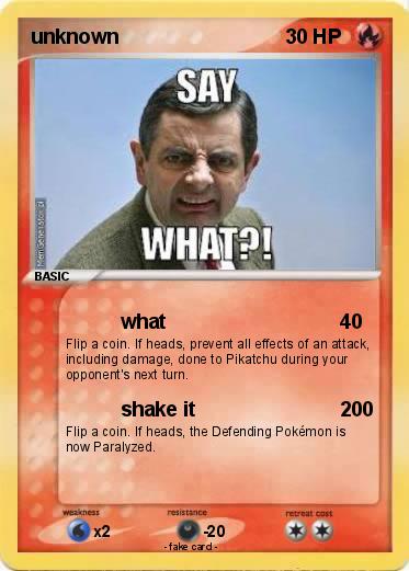 Pokemon unknown